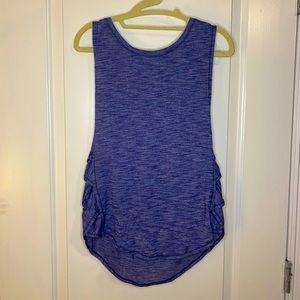Lululemon blue workout top (M), lightly worn